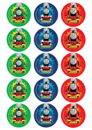 Thomas The Tank Engine #2 Edible Cupcake Images - Click Image to Close